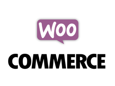 Logo sur fond transparent du CMS WooCommerce