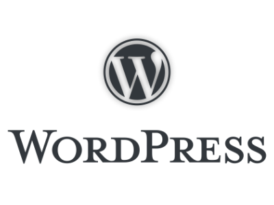 Logo sur fond transparent du CMS WordPress