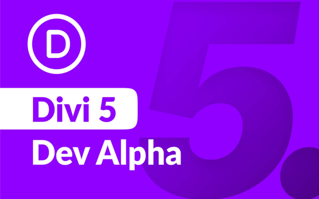 Lancement officiel de Divi 5 Dev Alpha
